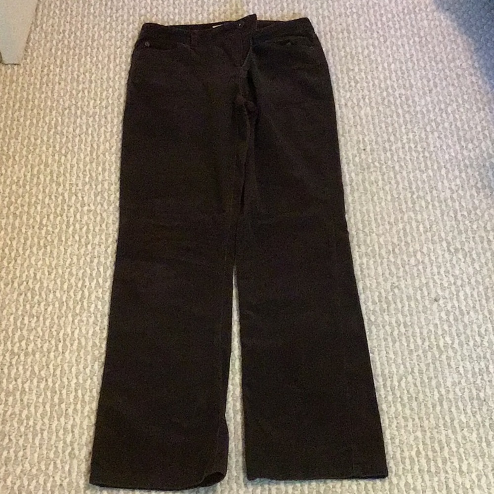 Coldwater Creek baby wale chocolate corduroy